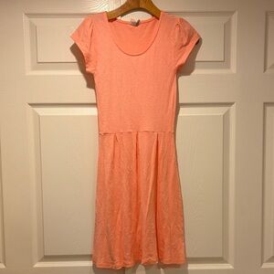 Michael Stars Shirtdress Peach Shine One Size Excellent Condition